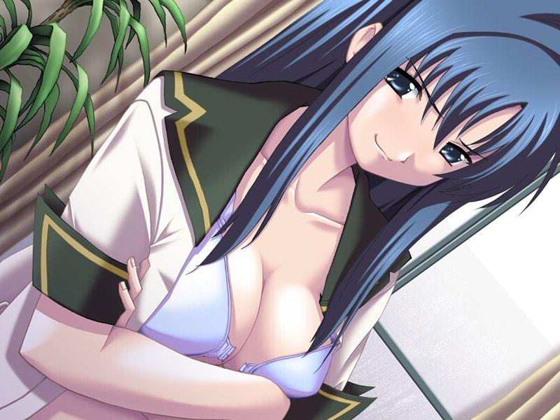 19P Adorable teen hentai girls in skirts and high striped stockings