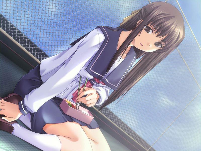19P Adorable little hentai schoolgirls with perky tits being fucked