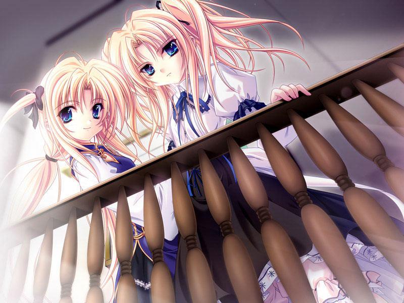 20P Tiny adorable blonde hentai lesbian sisters all making love