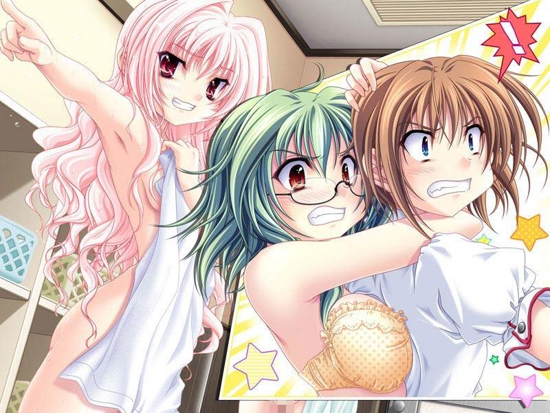 20P Tiny adorable blonde hentai lesbian sisters all making love