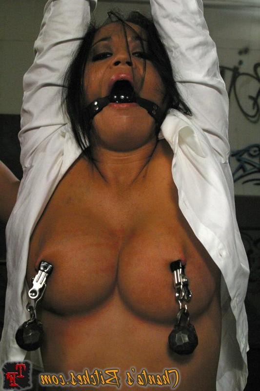 18P Strict Mistress Nika Noire abuses her bound asian slut girl
