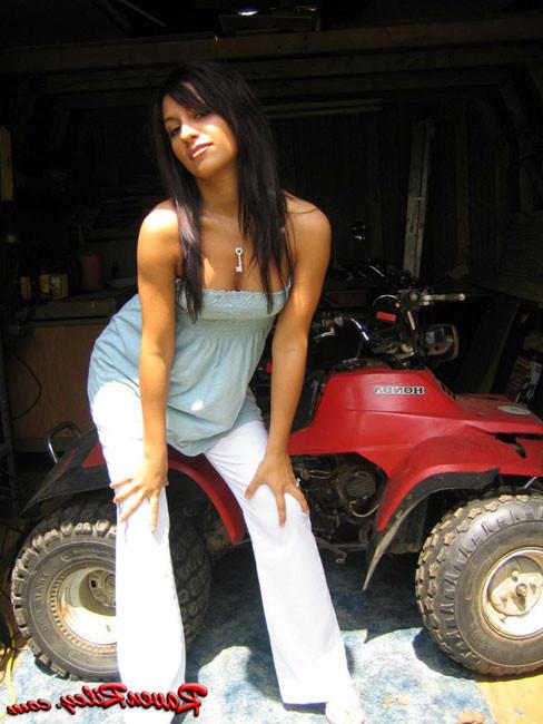 14P Adorable teen shows her exotic ass