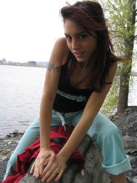 16P adorable cutie posing at the park