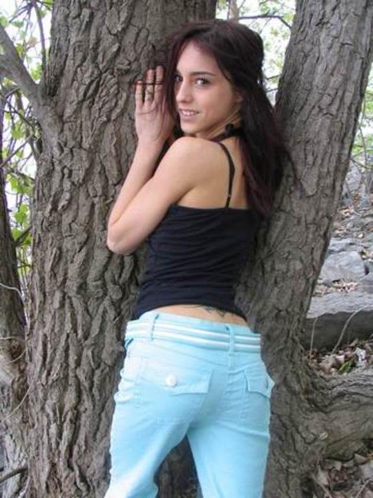 16P adorable cutie posing at the park
