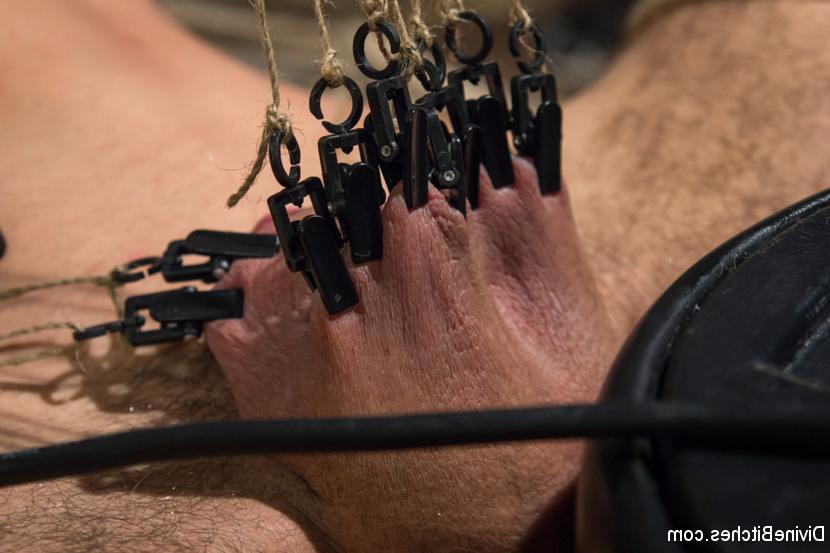 15P Mona Wales dominatrix abuses and fucks slave boy in a  barn
