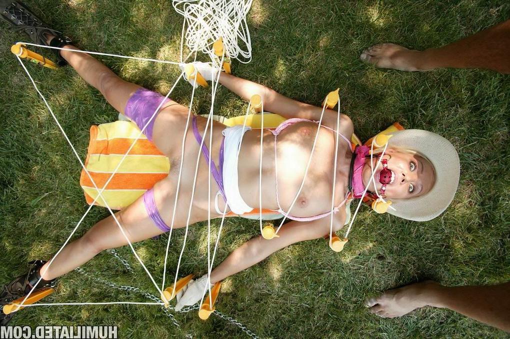 16P Hot pornstar Diana Doll tied up with ropes and fucked hard
