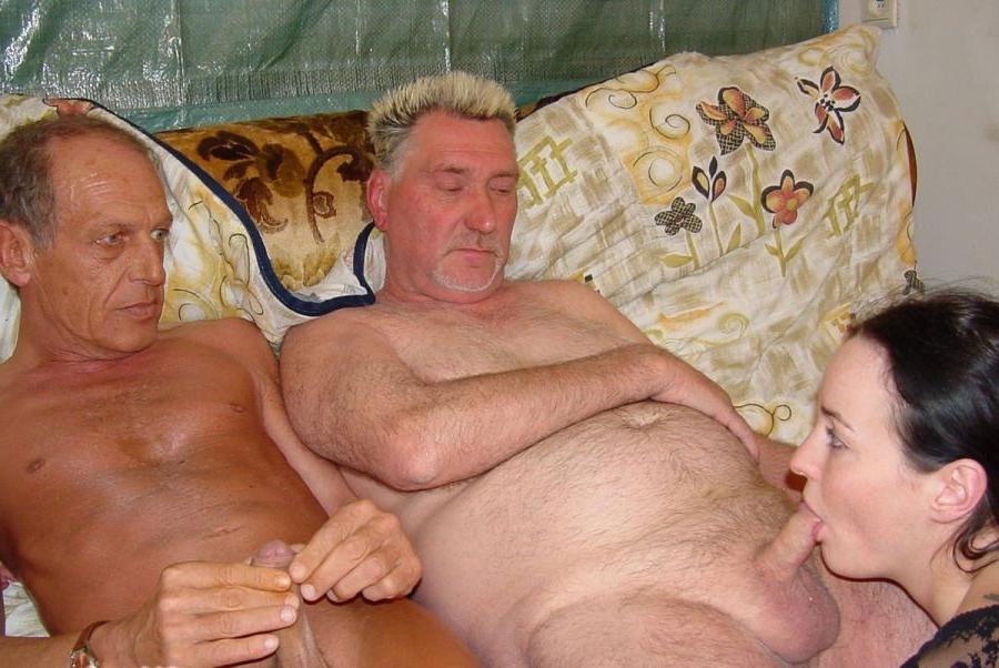 16P Two old dudes fucking a cute lovely teen girl