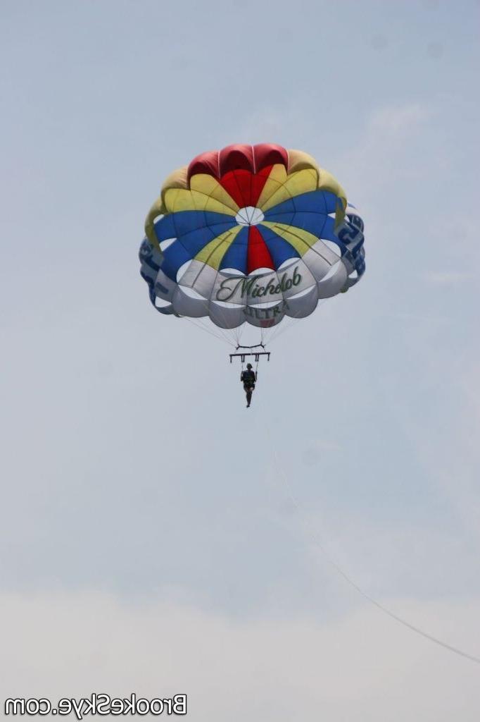 16P Brooke Skye :: Lovely teen flying by parachute and making lesbian love on the bo