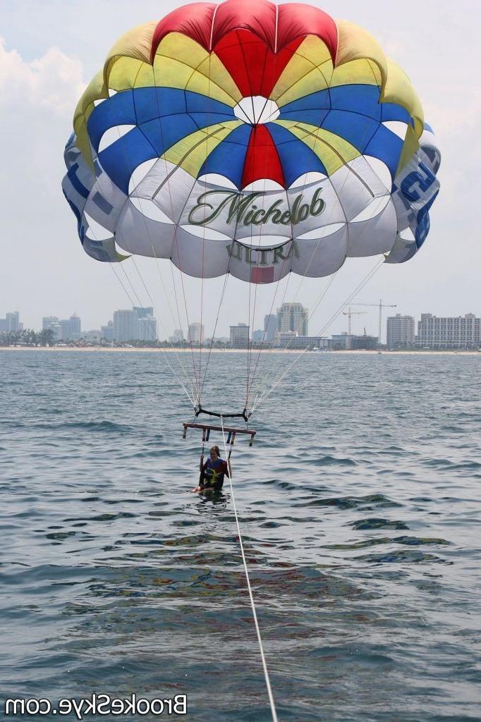 16P Brooke Skye :: Lovely teen flying by parachute and making lesbian love on the bo