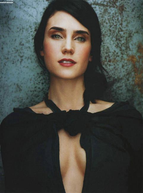 15P Celebrity Jennifer Connelly adorable in a short dress
