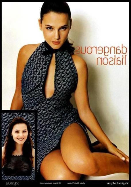 16P France adorable actress Virginie Ledoyen shows nude tits