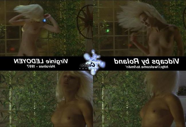 16P France adorable actress Virginie Ledoyen shows nude tits