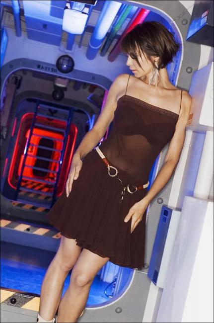 16P Adorable actress Catherine Bell posing sexy