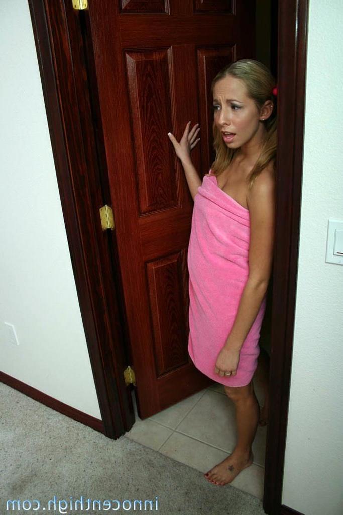 15P Cute blonde teen learns how to use hard adult toy