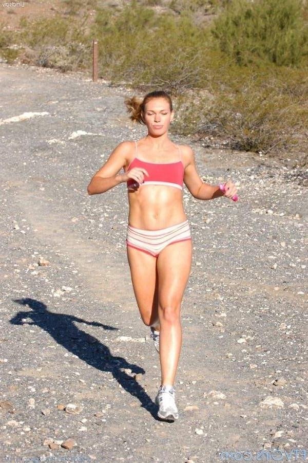 16P Adorable blonde teen posing her sexy body and toying outdoor