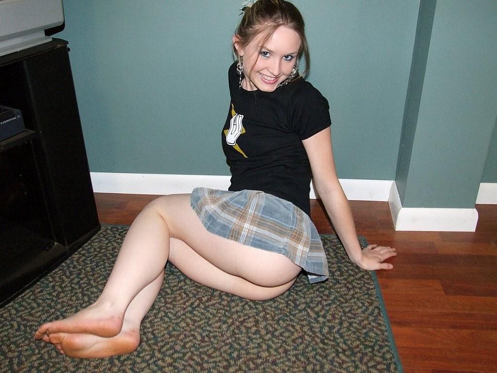 15P Petite schoolgirl getting horny and showing her tiny tits