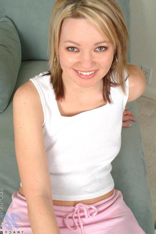 9P Sweet teen loves to play with her boobies and lays back on the bed to play