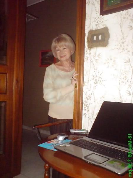 13P Adorable non-nude very old granny
