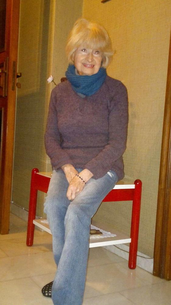 13P Adorable non-nude very old granny