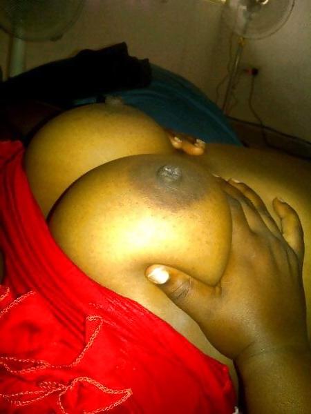 20P Black ebony african natural boobs