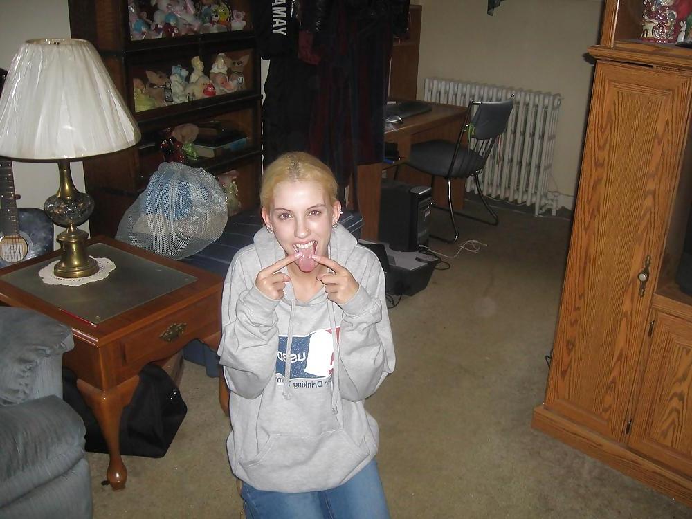 25P Shameless Teen Shows All Holes 2