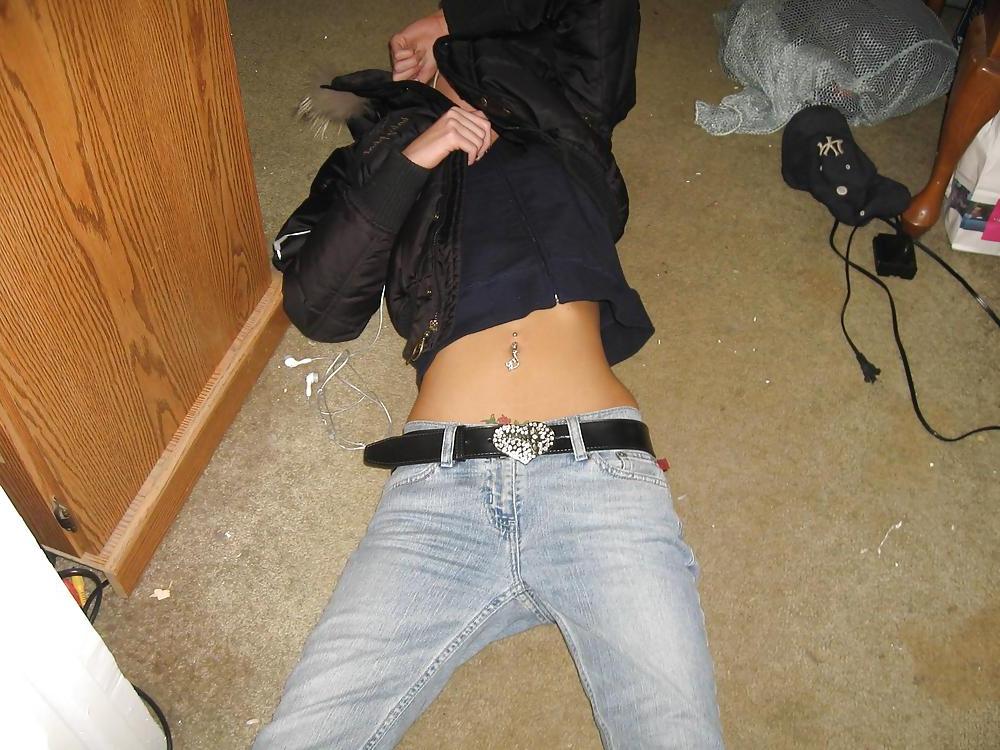 25P Shameless Teen Shows All Holes 2