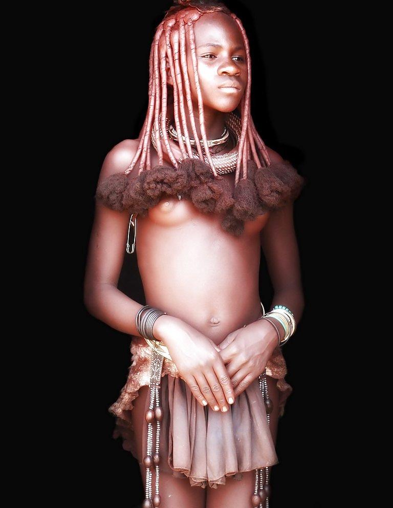 14P The Beauty of Africa Traditional Tribe Girls