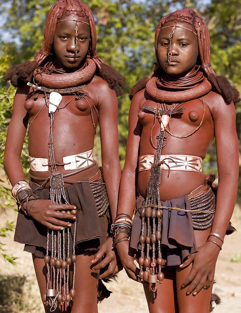 14P The Beauty of Africa Traditional Tribe Girls