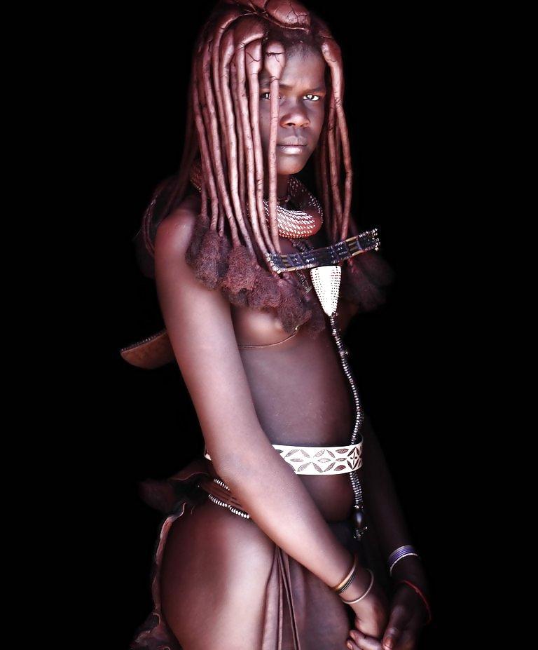 14P The Beauty of Africa Traditional Tribe Girls