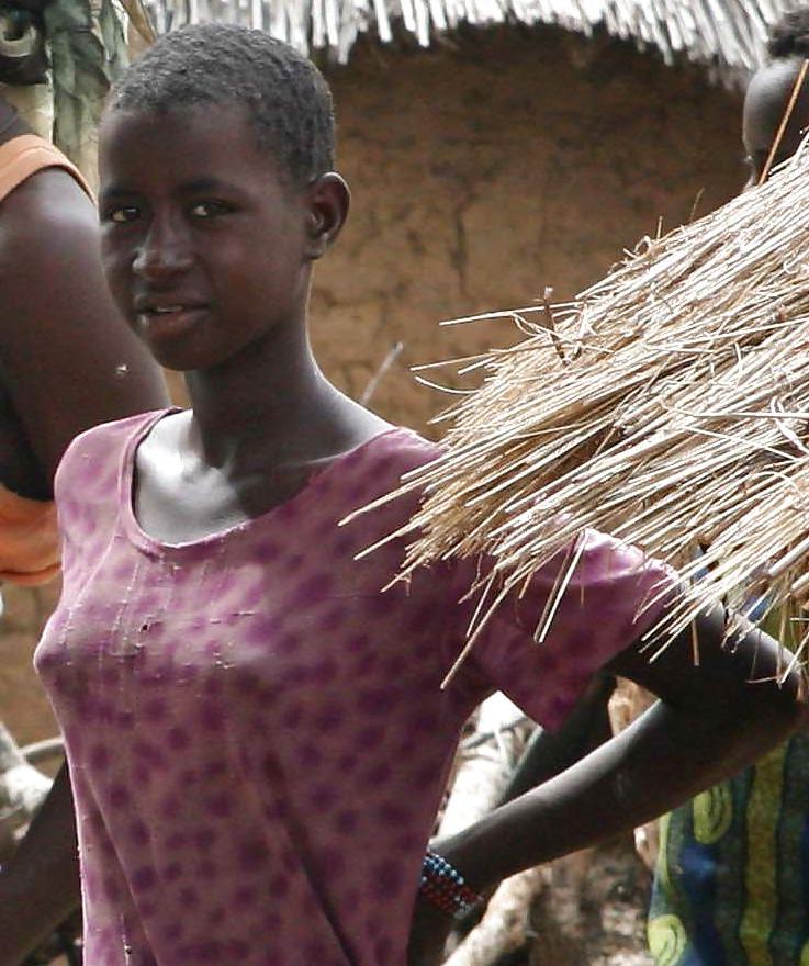 5P The Beauty of Africa Traditional Tribe Girls