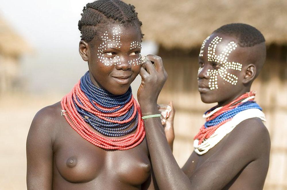 12P The Beauty of Africa Traditional Tribe Girls
