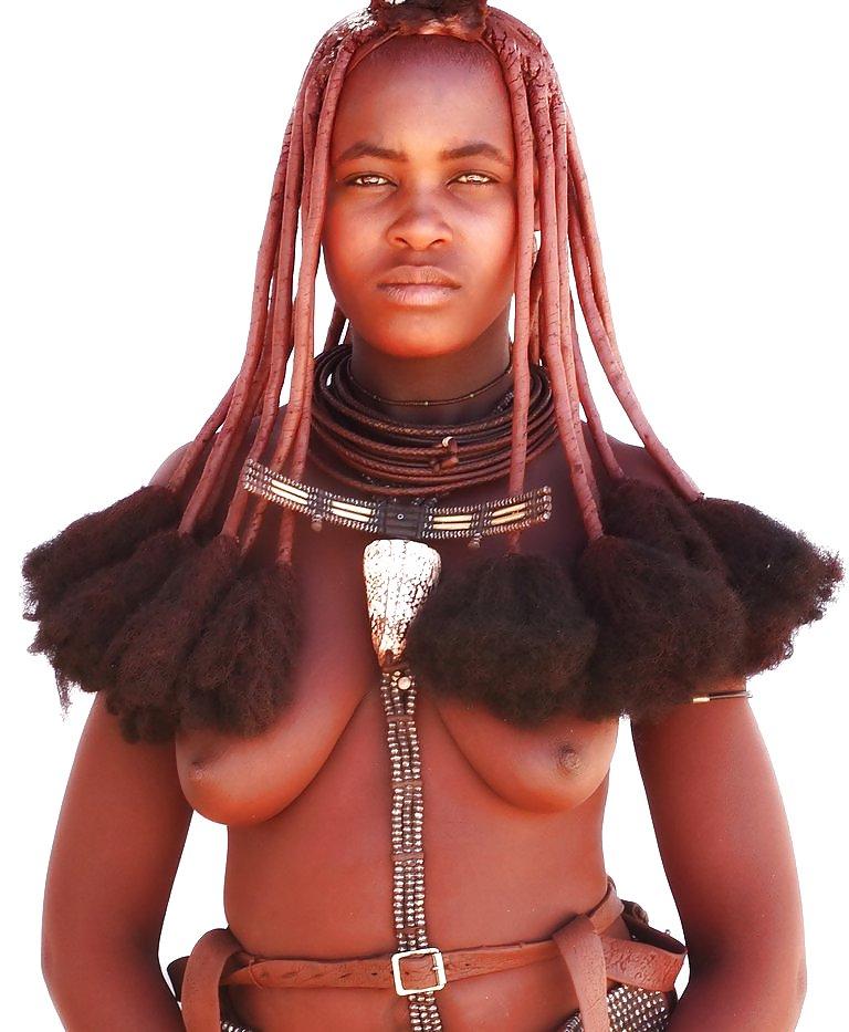 18P The Beauty of Africa Traditional Tribe Girls