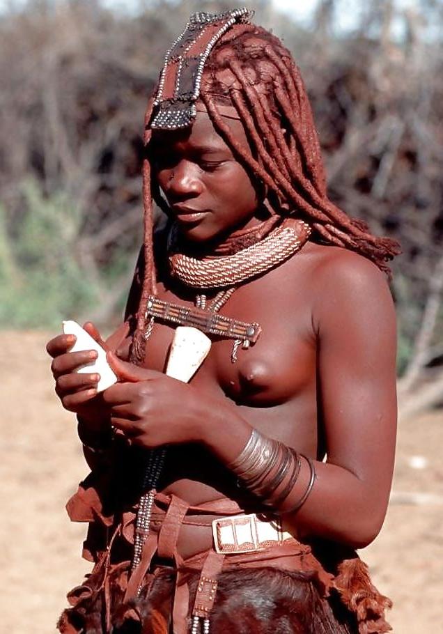 18P The Beauty of Africa Traditional Tribe Girls