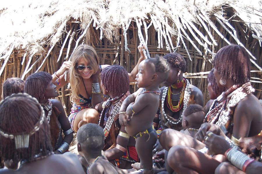 25P White women vacation in polygamous African tribes