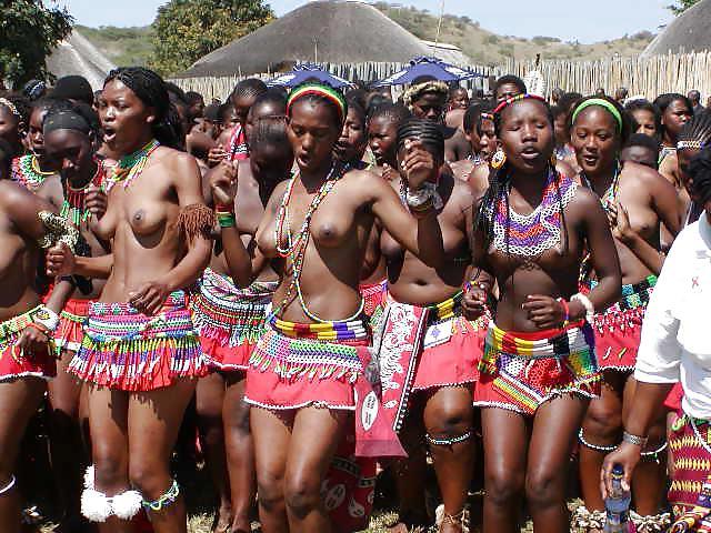 25P Naked Girl Groups 008 - African Tribal Celebrations 2