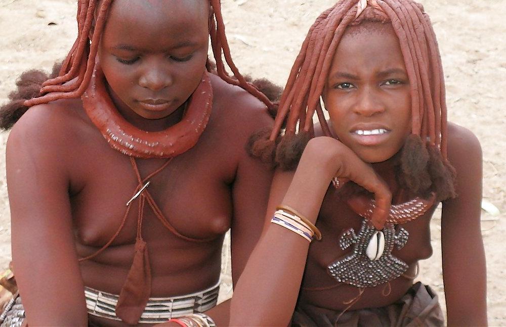 14P The Beauty of Africa Traditional Tribe Girls