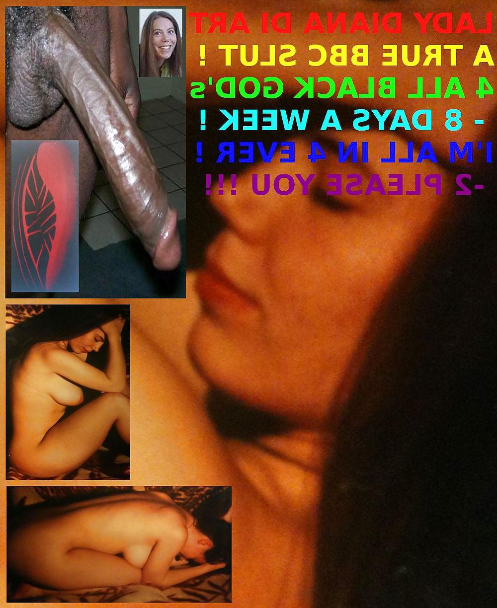 25P Lady DIANA DI AFRO ART with BBC & My Cuckold LEO VIKING