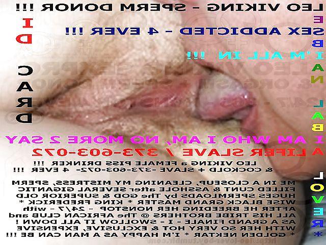 25P Lady DIANA DI AFRO ART with BBC & My Cuckold LEO VIKING