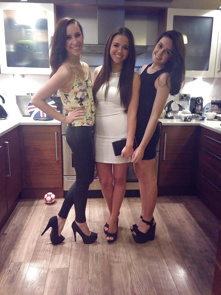25P Northern Irish Lasses All Dressed Up Waiting For Cum
