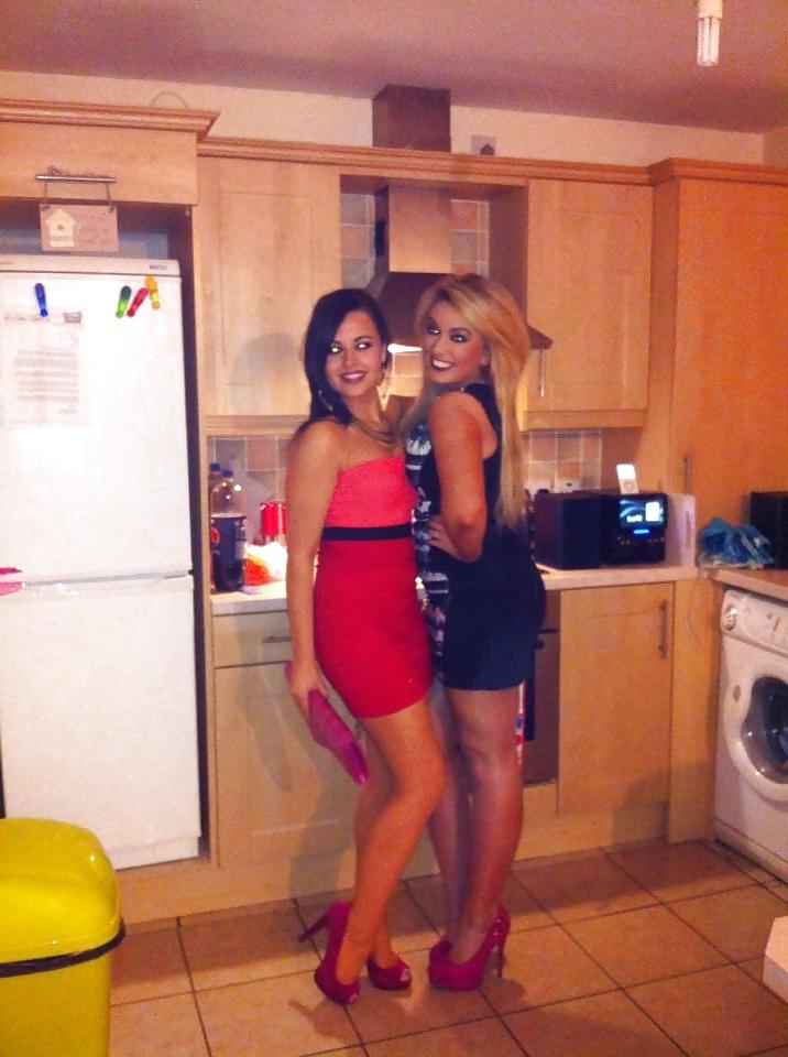 25P Northern Irish Lasses All Dressed Up Waiting For Cum