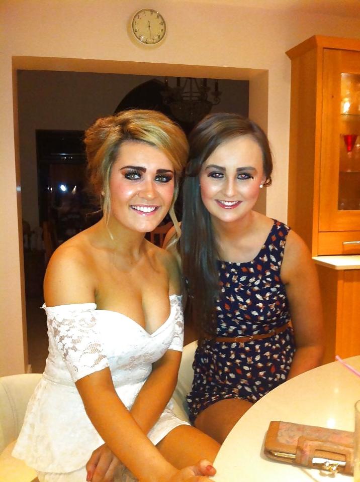 25P Northern Irish Lasses All Dressed Up Waiting For Cum