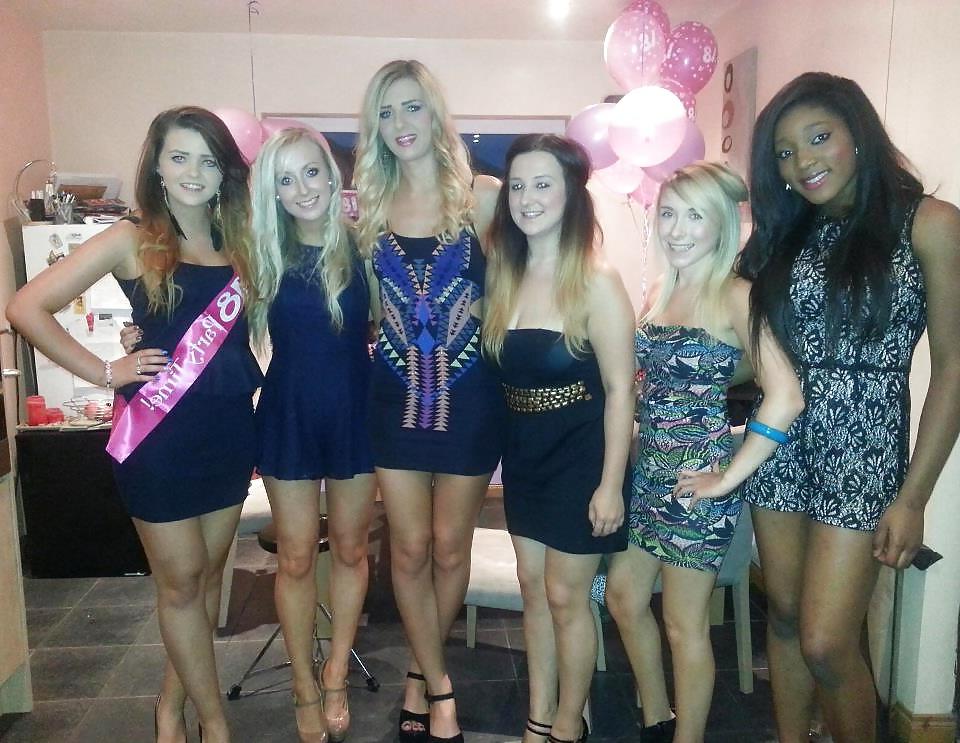 25P Northern Irish Lasses All Dressed Up Waiting For Cum