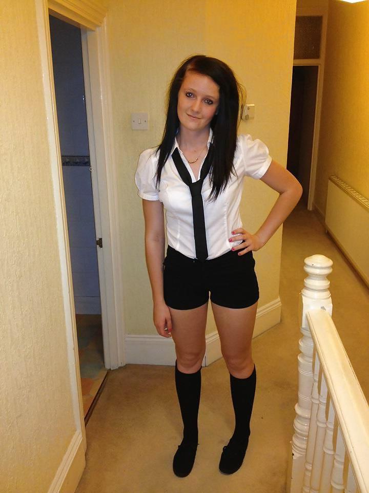 25P Northern Irish Lasses All Dressed Up Waiting For Cum