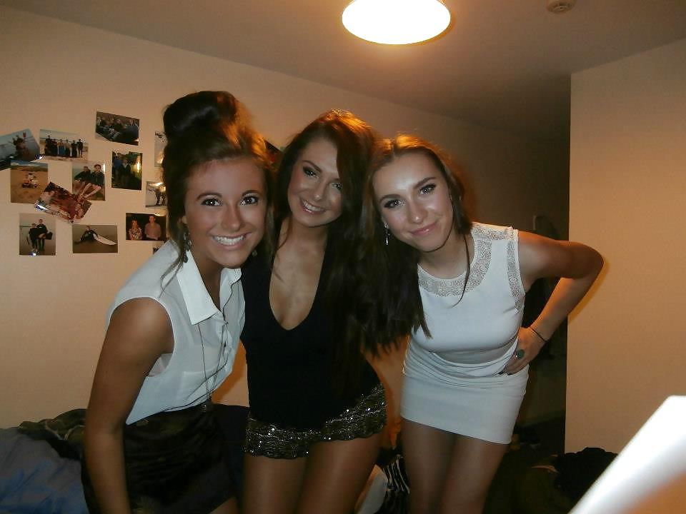 25P Northern Irish Lasses All Dressed Up Waiting For Cum
