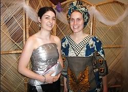 7P White ladies in African clothes