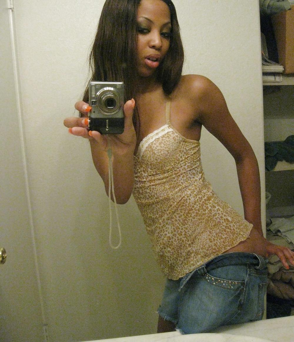 25P African American teen pussy - PIERCED! 