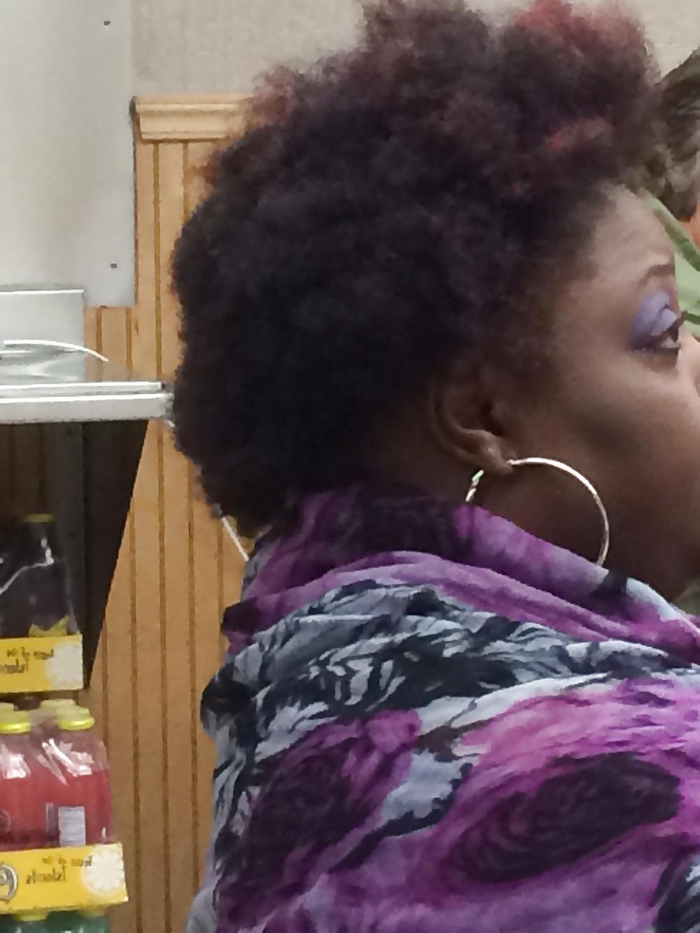 25P Sexy Black Women with huge Afro's  big hair