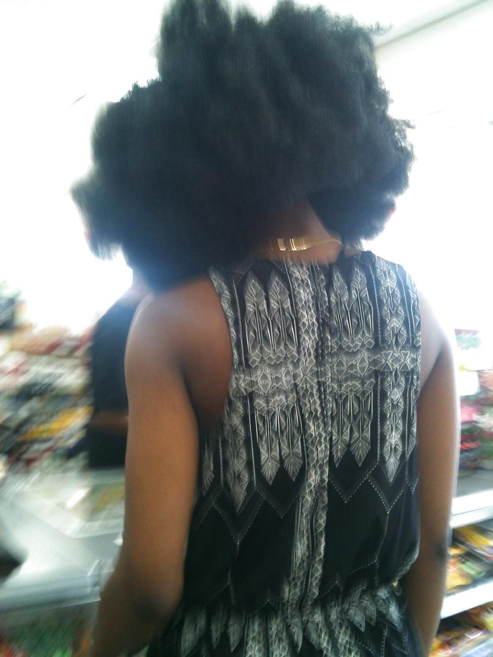 25P Sexy Black Women with huge Afro's  big hair
