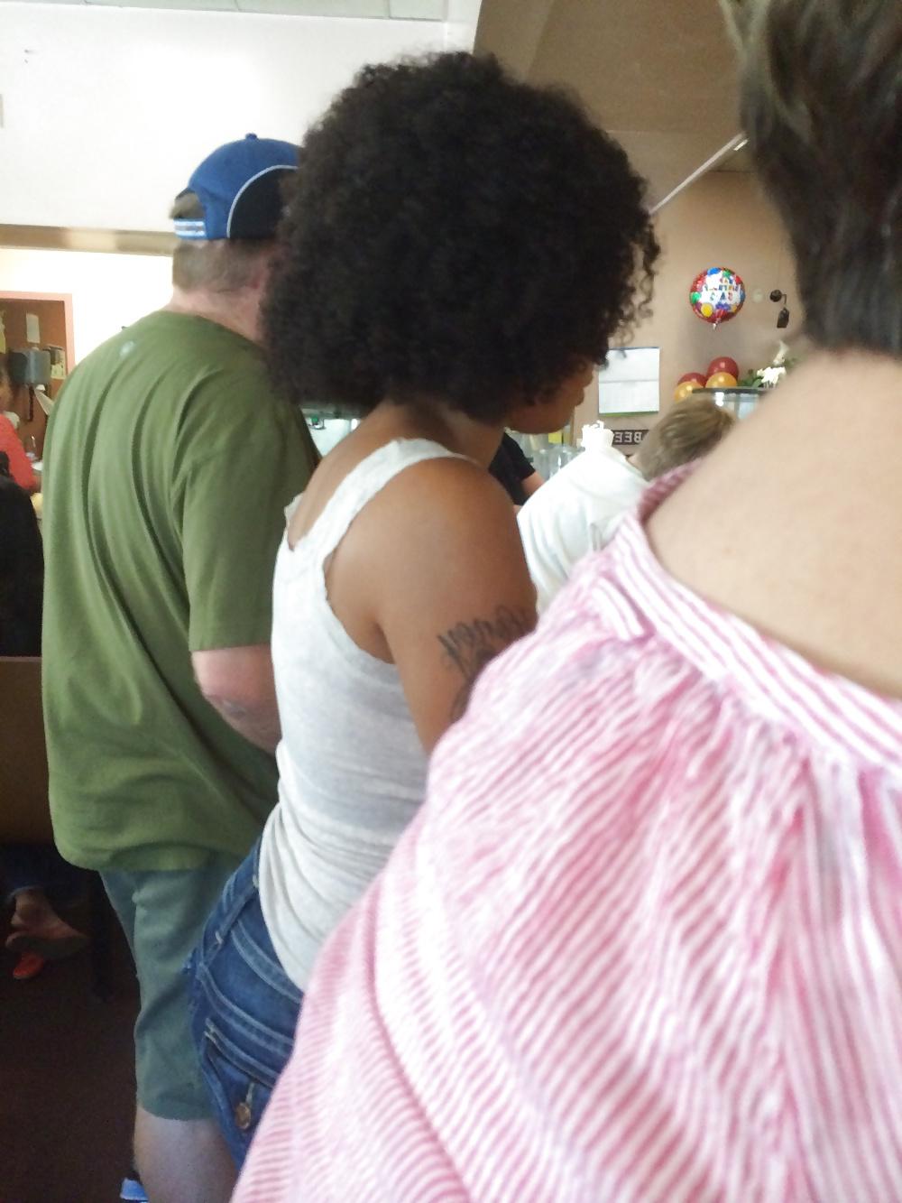 25P Sexy Black Women with huge Afro's  big hair