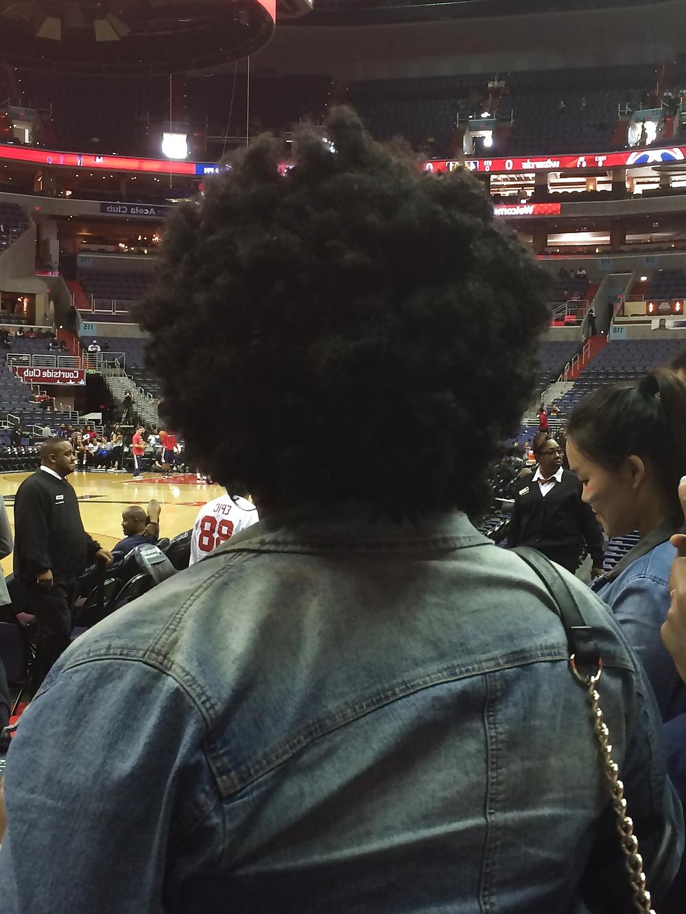 25P Sexy Black Women with huge Afro's  big hair